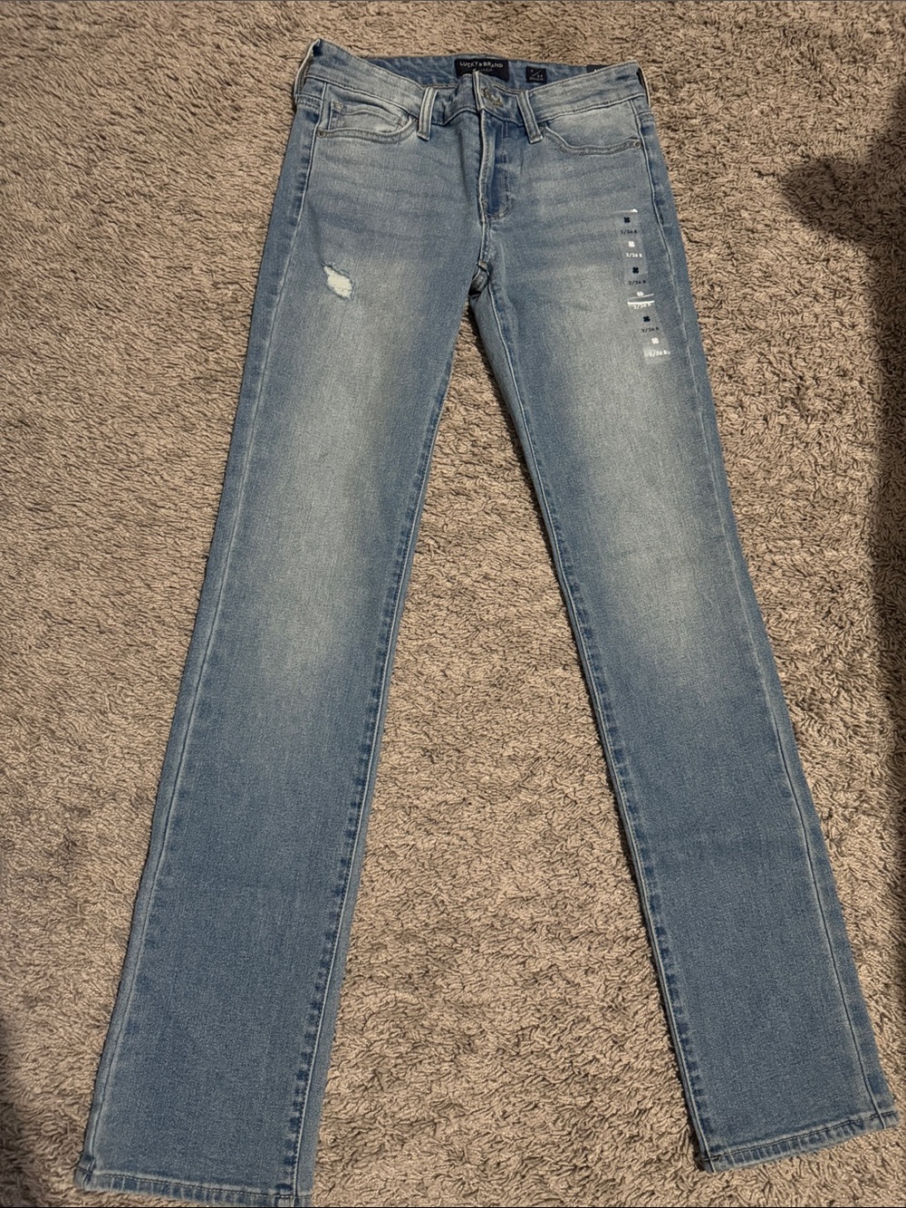 Lucky Brand Mid Rise Straight Women’s Jeans- 2/26 R